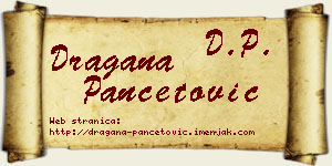 Dragana Pančetović vizit kartica